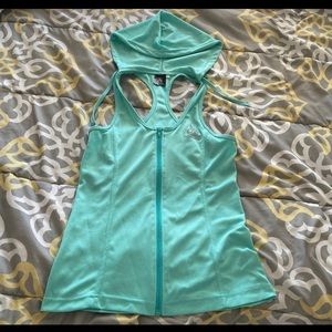 Ryderwear Workout Tank with Hood Size Small